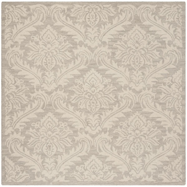 Safavieh Micro-Loop 500 5 ft. Square Area Rug Silver MLP513G-5SQ - main